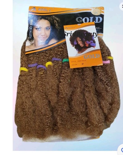 Noble gold afro - noble, kinky