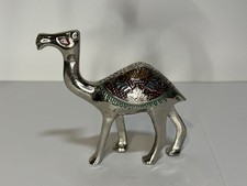Decorative Silver Metal Camel