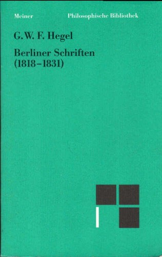 Berliner schriften 1818 - berliner,