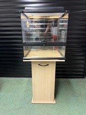 Exo Terra Vivarium 45x45x45 Cm Light And Stand Included Excellent Condition