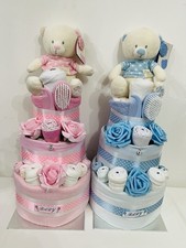 3 TIER NAPPY CAKE WITH KEEL