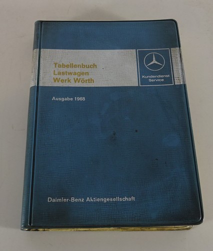 Table book mercedes - table, benz