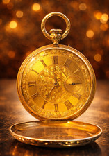 Antique Solid 18K Gold Pocket