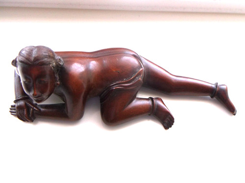 Very rare antique carved - a,