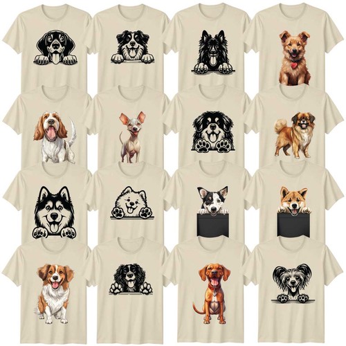Cute dog adult shirt - dog, pets