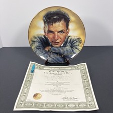 Frank Sinatra Bobby-Soxer Days Franklin Mint Limited Edition Plate
