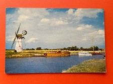 Norfolk Broads Postcard - Thurne Mill And Dyke - Jarrold - Posted
