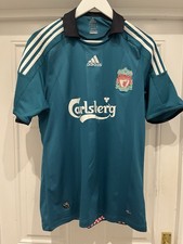 Liverpool Third Adidas Carlsberg Football Shirt 2008/09 Medium 