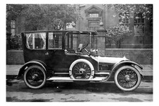 pu1448 - Early Motor Car by West Riding Building Doncaster , Yorkshire print 6x4