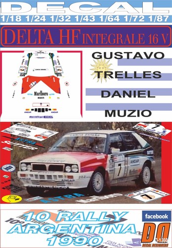 Decal lancia delta integrale - decal,