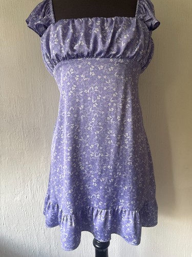 Zara lilac floral mini - lilac, dress