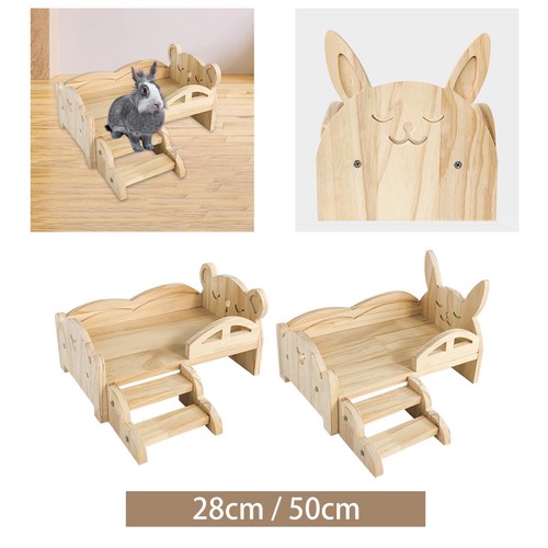 Wooden guinea pig bed nest - pig,
