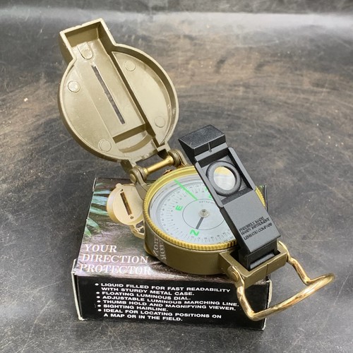 Lensatic compass metal - lensatic,
