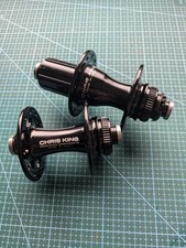 Chris King R45D Centrelock Disc Hub Set - 24h | 142x12mm | 100x12mm | HG | Black