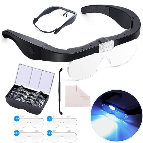 Magnifier glasses with led - magnifier,