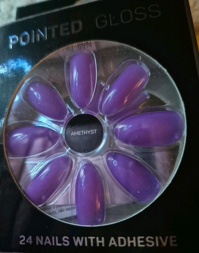 Pointed amethyst gloss - pointed,