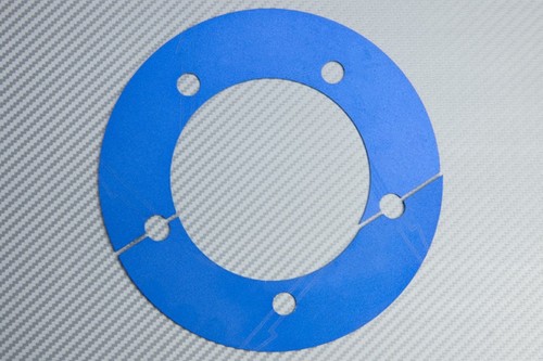 Blue belt transmission cover - belt,