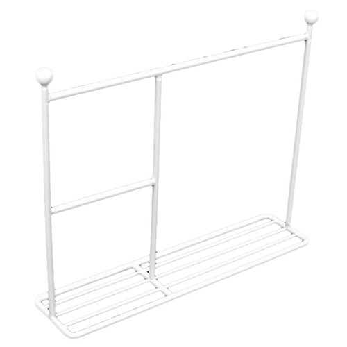 Metal mini clothes shelf - metal,