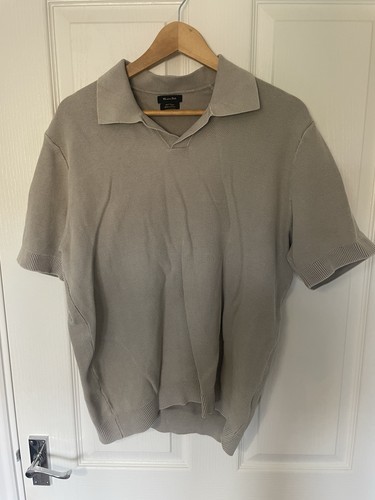 Massimo dutti open collar polo - open,