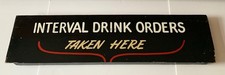 LARGE VINTAGE THEATRE BAR SIGN