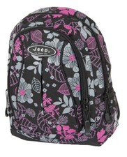 Jeep Laptop Ipad Notepad Floral Travel Cabin Hand Luggage College Backpack Bag