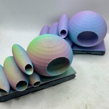 Shrimp Hide | Inverts Pod Cave | Marine & Freshwater Breeding Shelter Slate Base