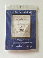 Needles N Hoops Heirloom Sampler Printed Stamped Cross Stitch Kit