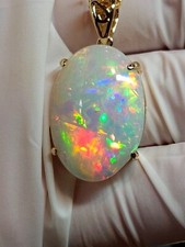 2.Ct Oval Cut Fire Opal
