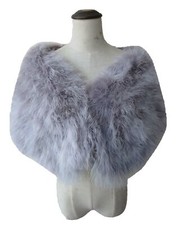 Women Real Ostrich Feather Fur