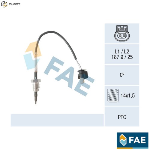 Sensor exhaust gas temperature - gas,