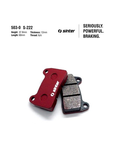 Sinter kart red front brake - front, kz