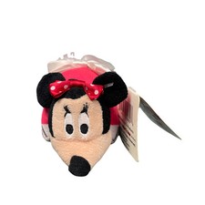 NWT Disney Junior Pillow Pets Minnie Mouse 6”Plush Toy 3+ Mini Hook & Loop Pink