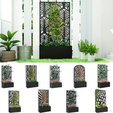 Planter box with privacy - box,