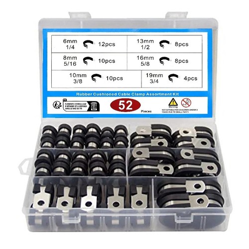 Stainless style clips rubber - clips,
