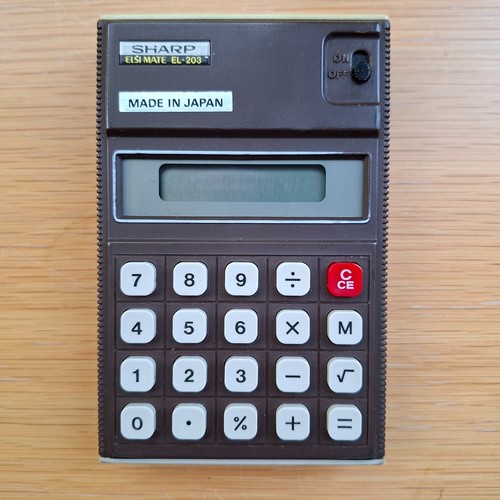 Sharp 203 calculator - sharp, el-203