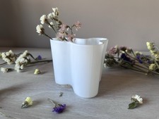 Signed authentic white glass