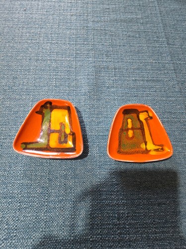 Pair poole delphis - pin, dish