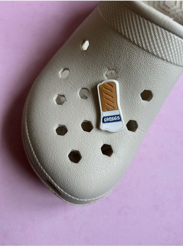 Sausage roll shoe charm for - sausage,