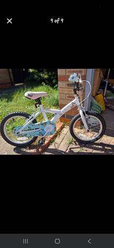 16in girls kids - bike, butterfly