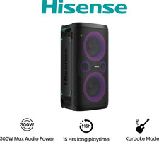 Hisense Party Storm - 300w Portable Bluetooth Speaker - OPEN BOX - GRAB A DEAL!!
