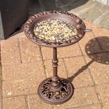 Cast Iron Bird Bath Love Heart