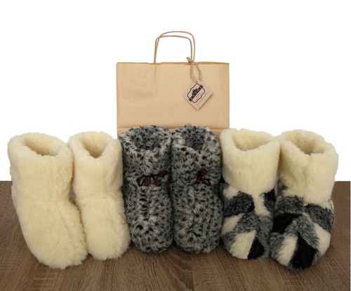 Women mens sheep wool boot - women's,