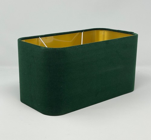 Lampshade forest green velvet - forest,