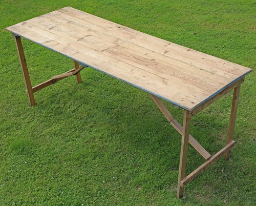 Antique vintage trestle - , 6'