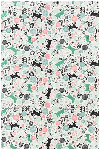 Cat tea towel kitchen - cat,
