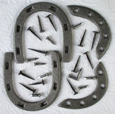 British Army:"AMMO BOOT HEEL & TOE PLATES"(With Fixing Nails/Screws, Sizes 11+)