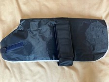 Navy Waterproof Dog Coat With