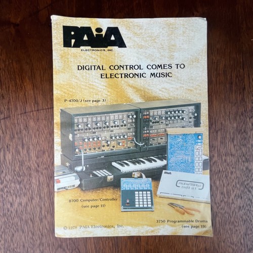 Vintage paia magazine zine - vintage,