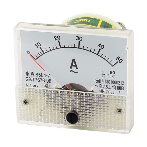 85l1 50a panel - 0-50a, analog