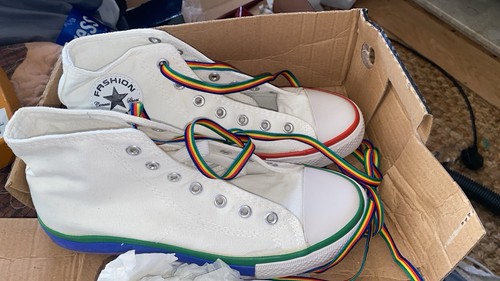 Converse pride rainbow size - converse,